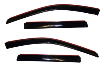 Picture of AVS 11-18 Jeep Grand Cherokee Not L Model Ventvisor In-Chnl FRT & RR Window Deflectors 4pc - Smoke