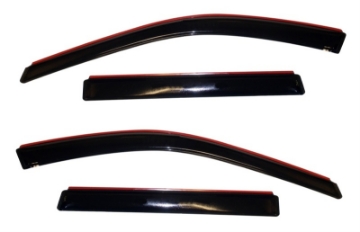 Picture of AVS 11-18 Jeep Grand Cherokee Not L Model Ventvisor In-Chnl FRT & RR Window Deflectors 4pc - Smoke