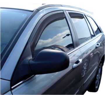 Picture of AVS 04-08 Chrysler Pacifica Ventvisor In-Channel Front & Rear Window Deflectors 4pc - Smoke
