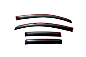 Picture of AVS 07-12 Dodge Caliber Ventvisor In-Channel Front & Rear Window Deflectors 4pc - Smoke