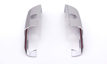 Picture of AVS 14-18 Chevy Silverado 1500 Lower Mirror Covers 2pc - Chrome