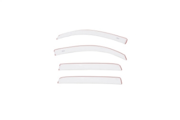 Picture of AVS 20-22 Toyota Tacoma Double Cab Low Profile Color Match Ventvisors 4pc - Super White