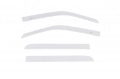 Picture of AVS 20-22 Ford F-150 Incl- Raptor Supercrew Low Profile Color Match Ventvisors 4pc - Oxford White