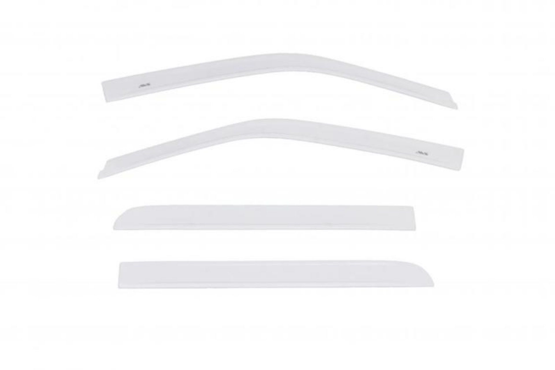 Picture of AVS 20-22 Ford F-150 Incl- Raptor Supercrew Low Profile Color Match Ventvisors 4pc - Oxford White