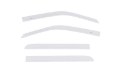 Picture of AVS 20-22 Ford F-150 Incl- Raptor Supercrew Low Profile Color Match Ventvisors 4pc - Oxford White