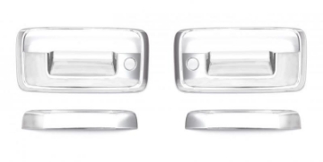 Picture of AVS 02-08 Dodge RAM 1500 Tailgate Handle Cover 2pc - Chrome