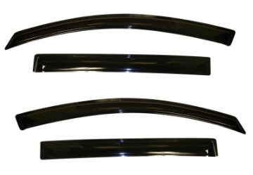 Picture of AVS 11-16 Kia Sportage Ventvisor Outside Mount Window Deflectors 4pc - Smoke