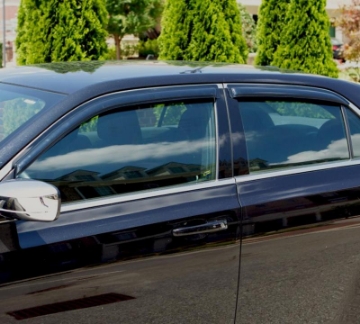 Picture of AVS 15-17 Toyota Camry Ventvisor Outside Mount Window Deflectors 4pc - Smoke