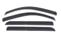 Picture of AVS 15-18 Chevy Silverado 2500 Crew Cab Ventvisor Outside Mount Window Deflectors 4pc - Smoke