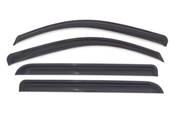 Picture of AVS 15-18 Chevy Silverado 2500 Crew Cab Ventvisor Outside Mount Window Deflectors 4pc - Smoke