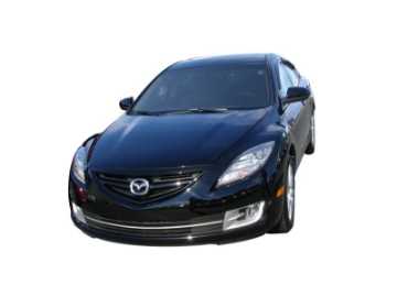 Picture of AVS 09-13 Mazda 6 Ventvisor Outside Mount Window Deflectors 4pc - Smoke