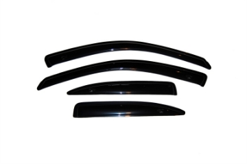 Picture of AVS 99-05 Volkswagen Jetta Ventvisor Outside Mount Window Deflectors 4pc - Smoke