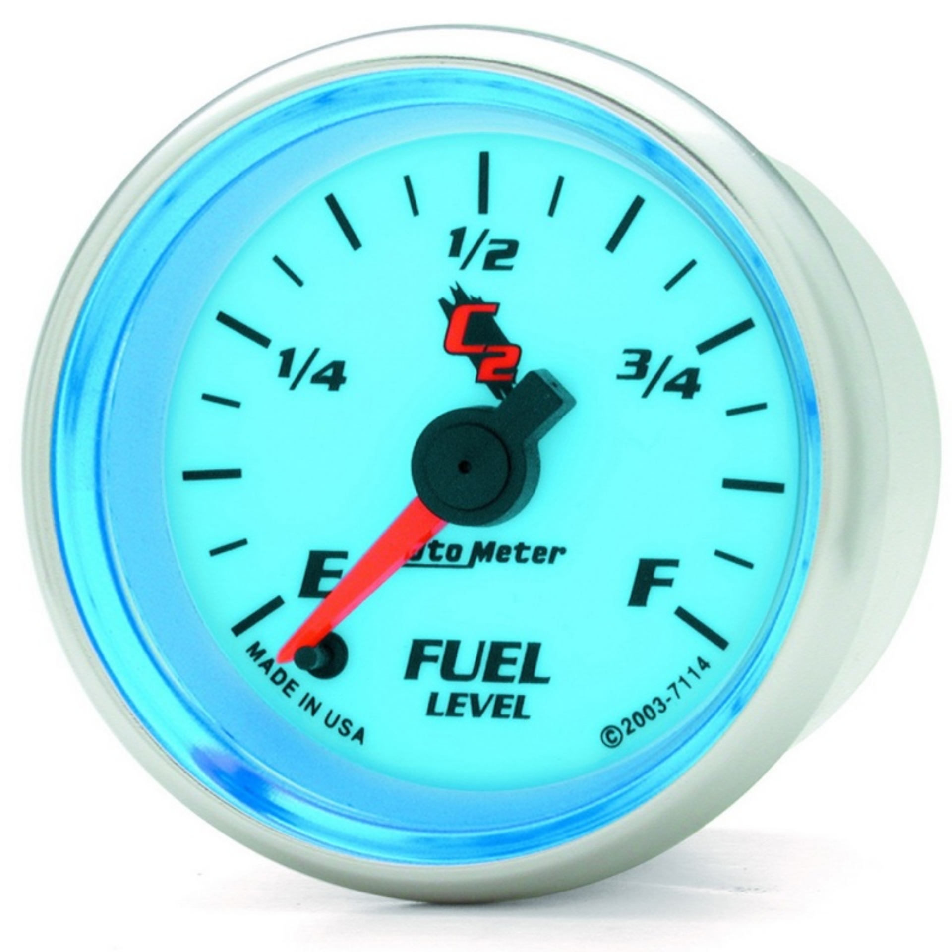 Picture of Autometer C2 52mm Electronic Programmable Empty to Full Fuel Level Gauge