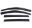 Picture of AVS 16-18 Honda Civic Coupe Ventvisor Low Profile Deflectors 4pc - Smoke