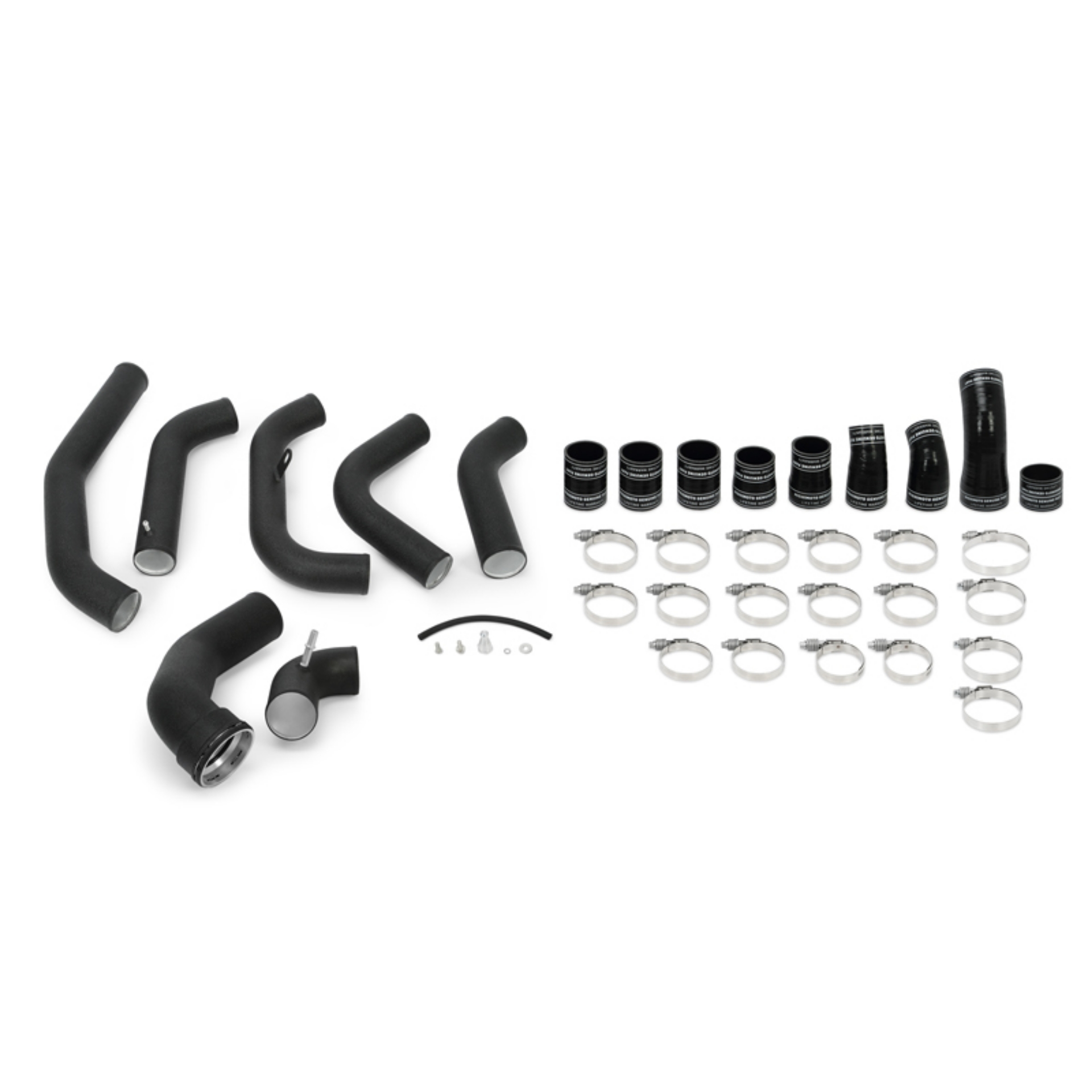 Picture of Mishimoto 15-16 Ford F-150 3-5L EcoBoost I-C Pipe Kit - Wrinkle Black