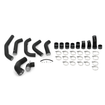 Picture of Mishimoto 15-16 Ford F-150 3-5L EcoBoost I-C Pipe Kit - Wrinkle Black