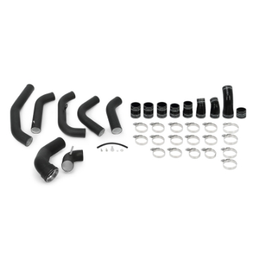 Picture of Mishimoto 15-16 Ford F-150 3-5L EcoBoost I-C Pipe Kit - Wrinkle Black
