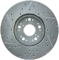 Picture of StopTech 01-05 Lexus IS300 - 02-10 Lexus SC430 Sport Slotted & Drilled Front Left Rotor
