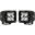 Picture of Westin Compact LED -4 5W Cree 3 inch x 3 inch Set of 2 - Black