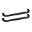 Picture of Westin 2002-2008 Dodge Ram 1500 Platinum 4 Oval Nerf Step Bars - Black