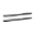 Picture of Westin 2009-2014 Ford F-150 SuperCrew PRO TRAXX 4 Oval Nerf Step Bars - Black