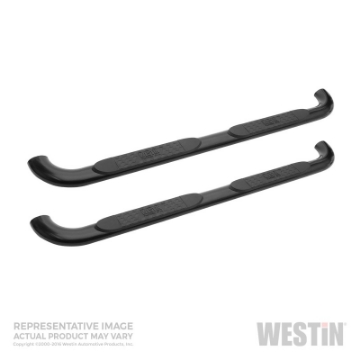 Picture of Westin 2004-2008 Ford F-150 SuperCab Platinum 4 Oval Nerf Step Bars - Black