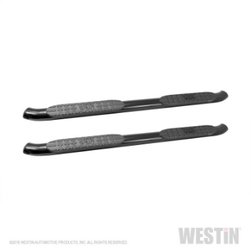 Picture of Westin 2015-2018 Ford F-150 SuperCrew PRO TRAXX 4 Oval Nerf Step Bars - Black