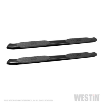 Picture of Westin 2015-2018 Ford F-150 SuperCab PRO TRAXX 5 Oval Nerf Step Bars - Black