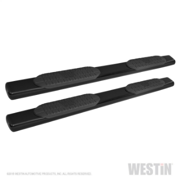 Picture of Westin 2015-2018 Ford F-150 SuperCab PRO TRAXX 6 Oval Nerf Step Bars - Black