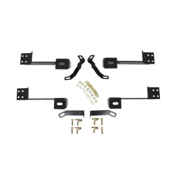 Picture of Westin 99-14 Chevy Silv 2500-3500 Reg-Ext Cab Premier Oval Nerf Step Bar Mount Kit - Blk