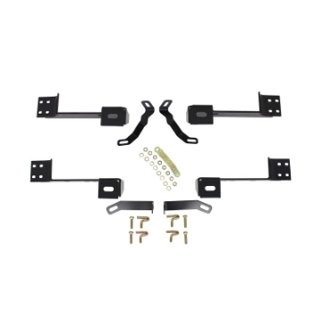Picture of Westin 99-14 Chevy Silv 2500-3500 Reg-Ext Cab Premier Oval Nerf Step Bar Mount Kit - Blk