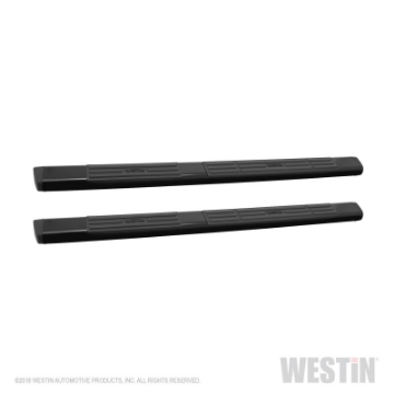 Picture of Westin Premier 6 in Oval Side Bar - Mild Steel 75 in - Black