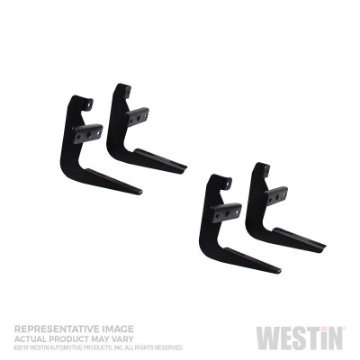 Picture of Westin 2007-2018 Toyota Tundra D-Cab-Crew Max Running Board Mount Kit - Black