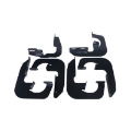 Picture of Westin 2007-2013 Chevy Silverado 1500 Ext- Cab Running Board Mount Kit - Black