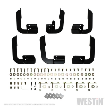 Picture of Westin 2009-2018 Dodge-Ram 1500 Quad-Crew Cab Running Board Mount Kit - Black