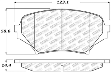Picture of StopTech Performance 06-08 Mazda Miata MX-5 Front Brake Pads