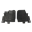 Picture of Westin 2015-2018 Ford F-150 Wade Sure-Fit Floor Liners Front - Black