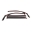 Picture of Westin 2000-2005 Ford Excursion Wade In-Channel Wind Deflector 4pc - Smoke
