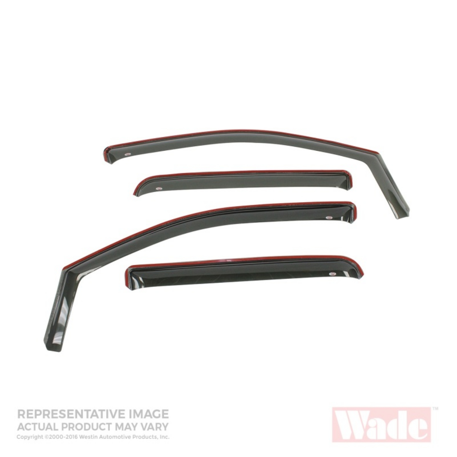 Picture of Westin 2002-2006 Toyota Camry Wade In-Channel Wind Deflector 4pc - Smoke