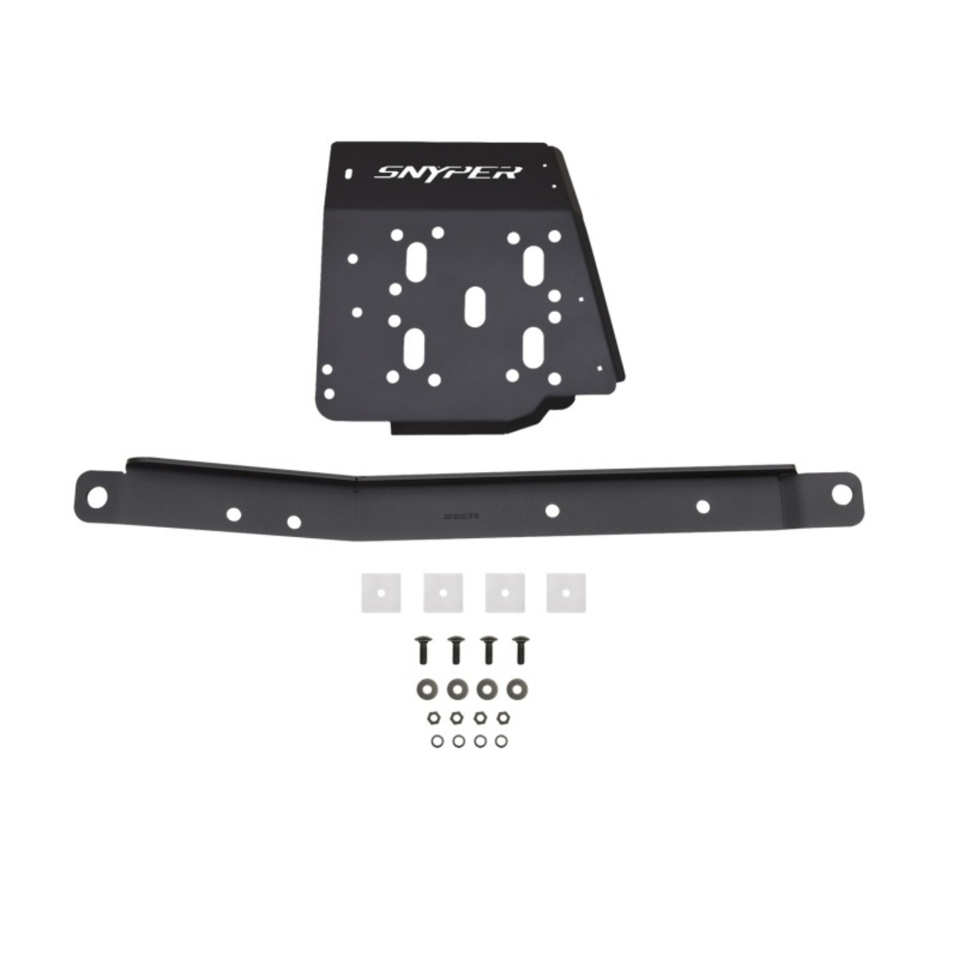 Picture of Westin-Snyper 07-17 Jeep Wrangler Transfer Case Skid Plate - Textured Black