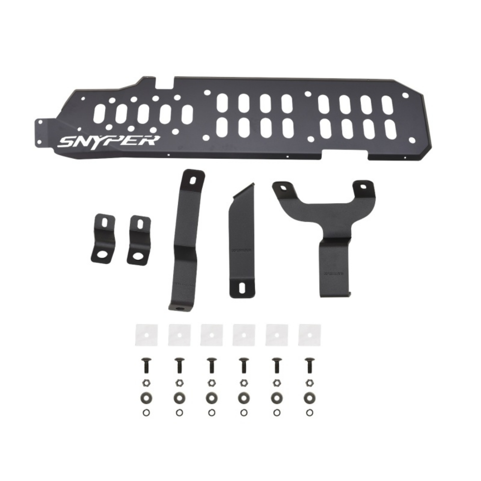 Picture of Westin 07-17 Jeep Wrangler Unlimited Gas Tank Skid Plate - Textured Black