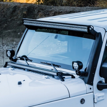 Picture of Westin-Snyper 07-17 Jeep Wrangler Snyper Pillar LED Light Mount - Textured Black