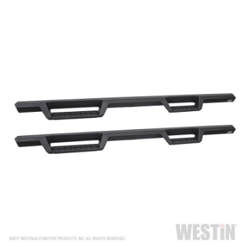 Picture of Westin-HDX 17-18 Ford F-150 SuperCab Drop Nerf Step Bars - Textured Black