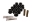 Picture of Energy Suspension 55 Chevy Bel Air Black Rear Leaf Spring Bushing Set