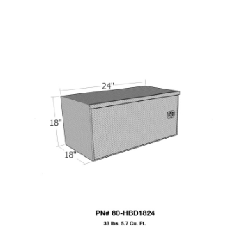 Picture of Westin-Brute HD Under Body 18in x 24in Swing Door - Aluminum