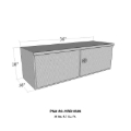 Picture of Westin-Brute HD Under Body 18in x 36in Barn Door w- 3 Part Latch - Aluminum
