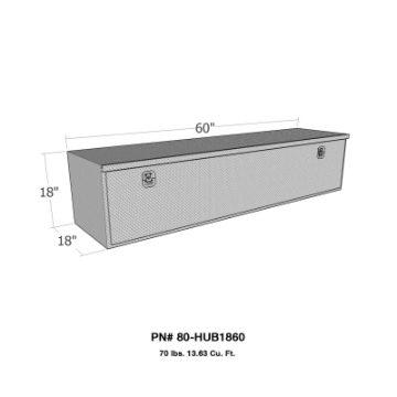Picture of Westin-Brute HD Under Body 18in x 60in Drop Down Door - Aluminum