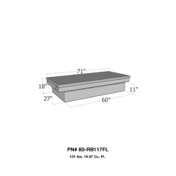 Picture of Westin-Brute Full Lid Size XOver Xtra Wide - Aluminum