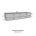 Picture of Westin-Brute High Cap 96in Stake Bed Contractor TopSider w- Bottom Drawers - Aluminum