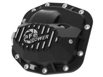 Picture of aFe Pro Series Front Differential Cover Black 2018+ Jeep Wrangler JL V6 3-6L Dana M186